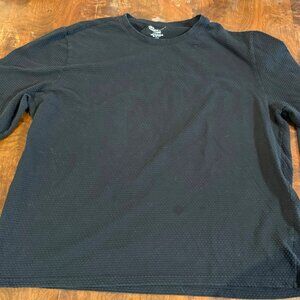 Kenneth Cole AWEARNESS XXL Black Stretch Knit Sweater Slim Fit Men’s Textured